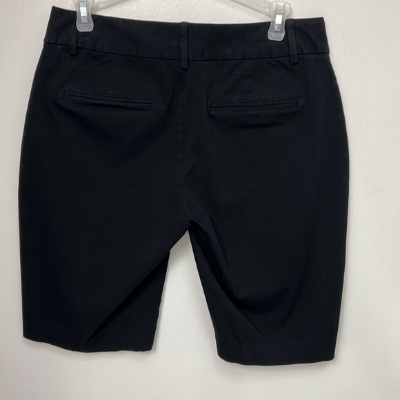 INC Black Shorts, Faux pockets in front & back 94% cotton 6% spandex, Sz 0 - Picture 2 of 6